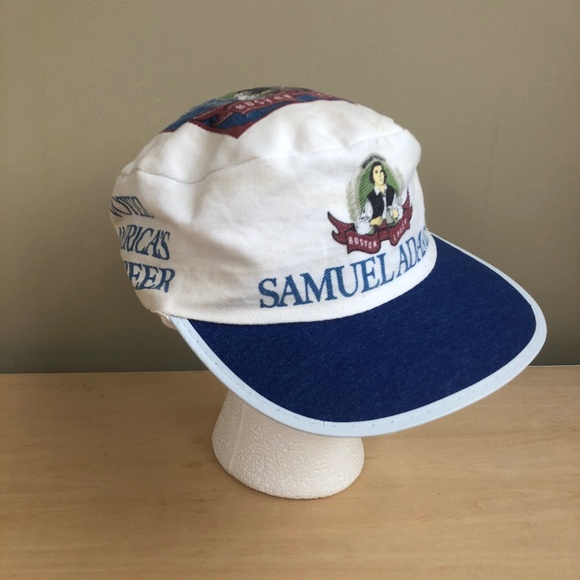 Samuel Adams Other - VTG Samuel Adams Beer Painter Cap Hat All Over 80s